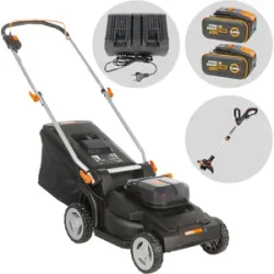 Worx Nitro WG745E - Akku-Rasenmäher - 2x20V/4Ah - Schnittbreite 41cm