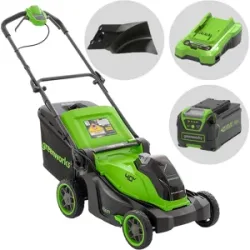 Greenworks MO40L413-01 - Akku-Rasenmäher - 40V/4Ah - Schnittbreite 41 cm