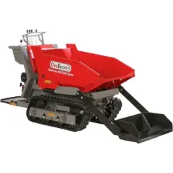 GeoTech Pro GeoPorter 650 DHS Hydro  Raupendumper mit Kippmulde und Schaufel 650 kg  Hydrostatischer Antrieb