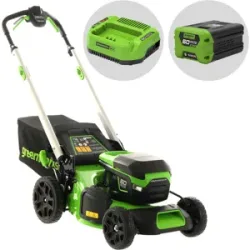 Greenworks Akku-Rasenmäher GD60LM46SP mit Radantrieb  46 cm Schnittbreite, 60V 2Ah