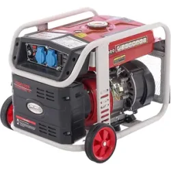GeoTech Pro iGGP5000 - Inverter-Stromerzeuger mit Rädern 4 kW - Dauerleistung 3.5 kW - 230V