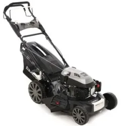 Benzinrasenmäher mit Radantrieb Blackstone SP530 Deluxe. Auffangen, Mulchen, Seitenauswurf, Heckauswurf