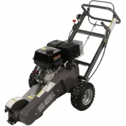 BlackStone SG 420 L - Baumstumpffräse - Loncin-Motor 420ccm - Schneidegerät mit 8 Wolframkarbidhämmern