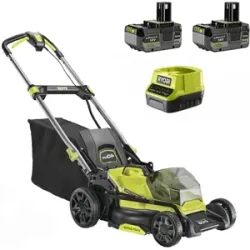 Ryobi RY18LMX40C-240 -Akku Rasenmäher - 2x18V/4Ah - Schnittbreite 40 cm