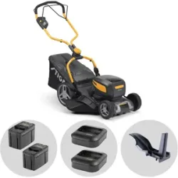Stiga Combi 748e V - Akku-Rasenmäher  - 2x 48V/5Ah - Schnittbreite 46 cm