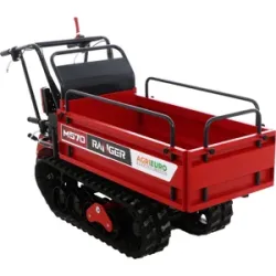 AgriEuro Premium Raupendumper mit ausziehbarer Ladefläche Ranger M570-E - Honda GX200 Motor - Elektrostarter
