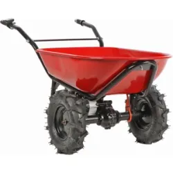 GeoTech CAR 260T-100 - Akku-Schubkarre mit Traktorreifen - Akku 40V  6 Ah