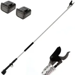Volpi KV201 - Elektro-Baumschere auf Schaft - 2X21.6V 4Ah - Schnittdurchmesser max. 38 mm