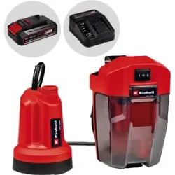 Klarwasserpumpe Einhell GE-SP 18 LL Li -  18V 2,5 Ah und Ladegerät