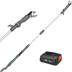 Gardena HighCut 250/18V P4A - Akku-Teleskop-Baumschere - 18V 2Ah - Schnittdurchmesser max. 28 mm