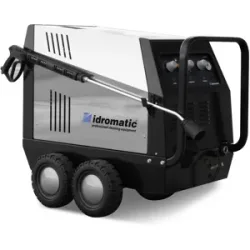 Idromatic Astra 150.15 - Heißwasser-Hochdruckreiniger - Messingpumpe - 400V - 150 bar - 900 lt/h