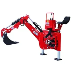 GeoTech Pro BHS 195 - Heckbagger für Traktor mit Seitenverschiebung