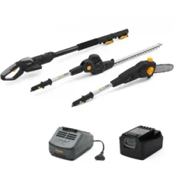 Alpina AM 20 Li Kit - Astkettensäge/Heckenschere auf Teleskopschaft  - 20V/4Ah