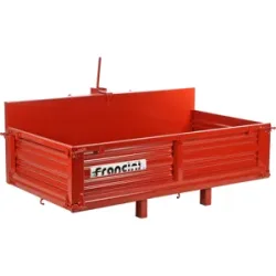 Francini P 130 - Heckcontainer für Traktor - Kippbar - 3 öffenbare Heckklappen