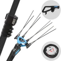 Campagnola MASTER PLUG-IN - Schaft aus Carbon und Aluminium - 250 - 320 cm - Akku-Olivenrüttler