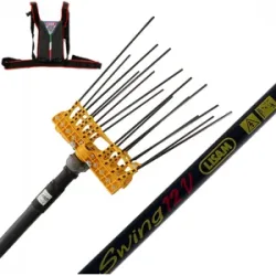 Lisam Swing - Elektrischer Akku-Olivenrüttler - Feste Stange - 240 cm - 12V 56Ah Akku