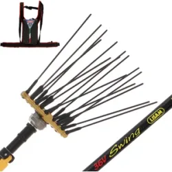 Lisam Swing 36V - Elektrischer Batterie-Olivenrüttler- Teleskopstange - 220-300 cm - Batterie 36V 30Ah