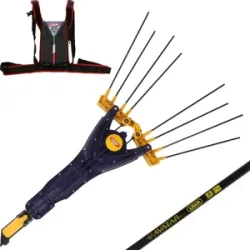 Lisam Avatar - Elektro-Olivenrüttler -Teleskopschaft - Akku 12 V 56 Ah