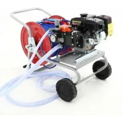 AgriEuro TOP-LINE Kit Motorsprühpumpe Comet MP 30  Loncin G 200 F mit Wagen