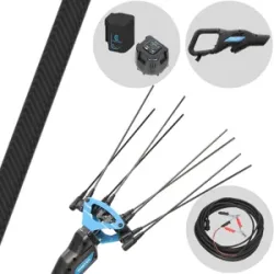 Campagnola Icarus V1 ECO Plug-in ECO - Fester Karboniumschaft - 290 cm - Akku-Olivenrüttler - 21.6V 5Ah