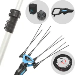 Campagnola Icarus V1 ECO Plug-in  PROM.0141 - Elektrischer Akku-Olivenrüttler  Aluminium-Teleskopstange - 225 - 293 cm  21.6V 5Ah