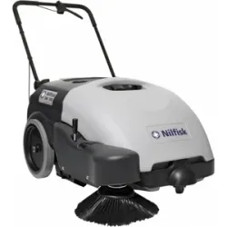 Nilfisk SW750 - Selbstfahrende Kehrmaschine mit Kehrgutbehälter 12V - 46Ah