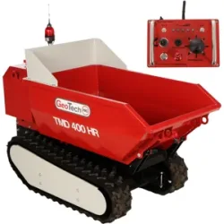 Akku Mini Raupendumper GeoTech Pro TMD 400 HR mit Fernbedienung - mit hydraulischer Kippfunktion - 400 kg