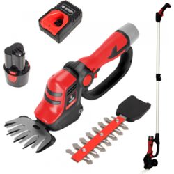 Blue Bird GC 22-10 - Akku-Grasschere - Heckenschere - 12.6 V 2.5 Ah mit Verlängerungsschaft