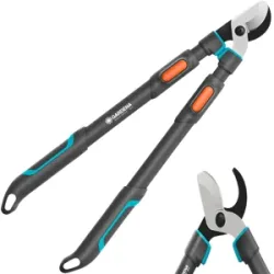 Gardena TeleCut Pro L - Teleskopischer Bypass-Astschere - Länge 65/90 cm