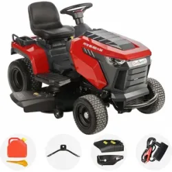 GeoTech Pro PRTM 180-1080 H-SM - Rasentraktor - Hydrostatisches Getriebe - Seitenauswurf und Mulchen