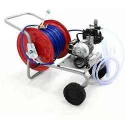 AgriEuro TOP-LINE Kit Elektrische Motorsprühpumpe Comet MC 20/20  - mit Elektromotor und Wagen