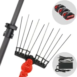 Aima Twigo Cordless  Akku-Elektro-Olivenernter  Teleskopstange aus Aluminium 195300 cm  3 x 21 V 5,2 Ah
