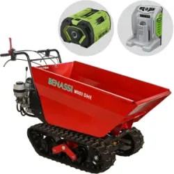 Benassi M503E DH - Akku-Raupendumper mit EGO-Motor - 56V 12Ah - mit hydraulischem Kippsystem