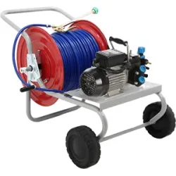 AgriEuro TOP-LINE Kit elektrische Sprühmotorpumpe mit Wagen  Bertolini Pumps STRIP DE71