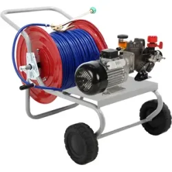 AgriEuro TOP-LINE Kit Elektropumpe zum Sprühen mit Wagen  Annovi Reverberi AR 252 EM