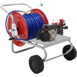 AgriEuro TOP-LINE Kit Elektropumpe zum Sprühen mit Wagen  Annovi Reverberi AR 303 EM