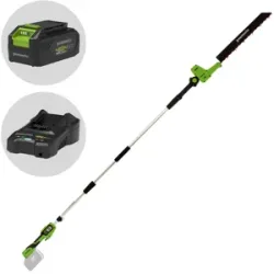 Greenworks G48PHTII - Akku Heckenschere auf Schaft - 48V 2Ah