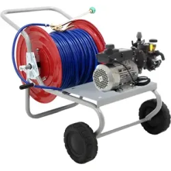 AgriEuro TOP-LINE Elektrisches Sprühpumpen-Set mit Wagen  COMET APS 41