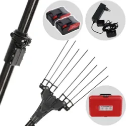 Zanon Murcielago X Lazer AL-300 - Akku-Olivenrüttler 2x 18V 10Ah - Teleskopstange 220/350 cm