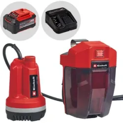 Tauchpumpe Einhell GE-PP 18RB Li - 18V 5.2Ah Akku und Ladegerät