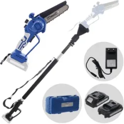 BullMach AION 10  Hochentaster - Akku-Astkettensäge + Teleskopschaft 130200 cm  2x21V 2Ah