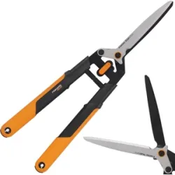 Fiskars Heckenschere HSX96  Hand-Heckenschere  duale Schneidetechnologie