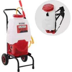 GeoTech SP 250 E  Akku-Druckspritze  Rückentragbar + Trolley  25 L