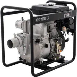 Blackstone BD-ST 10000ES Diesel-Schmutzwasserpumpe mit 100-mm-Anschlüssen
