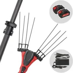 Aima Jaguar Cordless - Akku-Olivenrüttler - Carbon-Teleskopschaft  190295 cm  2 x 21 V 9 Ah