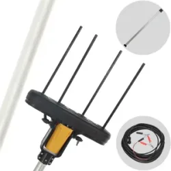 Volpi Giulivo 4YOU 706 - Batteriebetriebener Olivenrüttler 240/370 cm Autobatterie-Kabel im Lieferumfang - Fester Schaft + Verlängerungsschaft