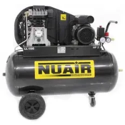 Nuair B2800 /100 CM2 - Elektrischer Kompressor mit Riemenantrieb - Motor 2PS - 100Lt