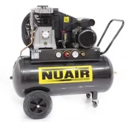 Nuair B 3800B/3M/100 TECH - Elektrischer Kompressor mit Riemenantrieb - Motor 3PS - 100 Lt