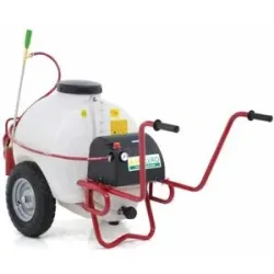AgriEuro Premium Karrenspritze mit Batterie 12V, 120 Lt PRO - Elektrische Karrenspritze