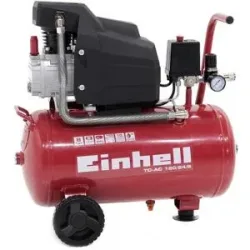 Einhell TC-AC 190/24/8 - Elektrischer Kompressor mit Wagen - Motor 2 PS - 24 Lt Druckluft